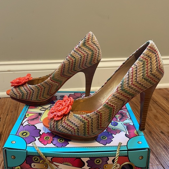 Last Chance! Poetic Licence “All Mixed Up” Heels 9 - Picture 3 of 11